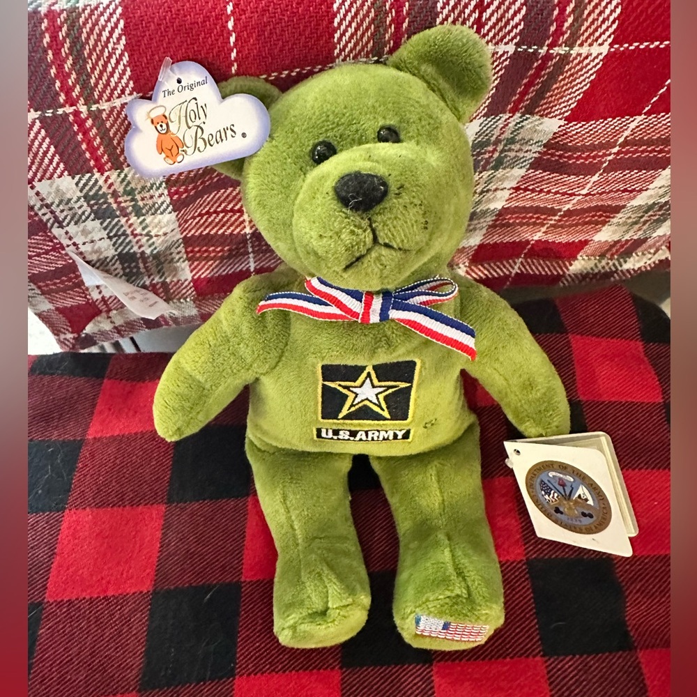 Original Holy Bears Army Soldier Green Plush Bear